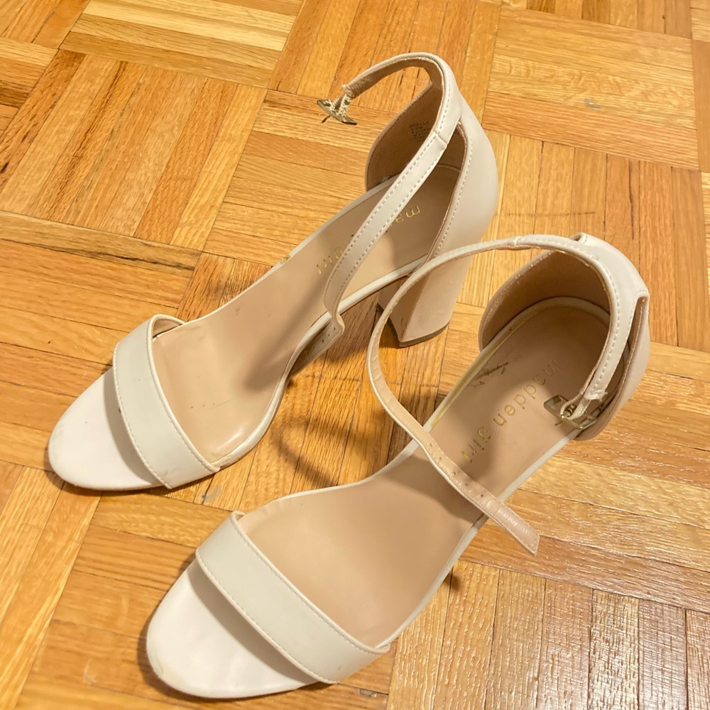 Steve Madden Cream Wedge Heels